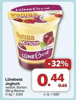 Famila Nord Ost Lünebest Joghurt Angebot