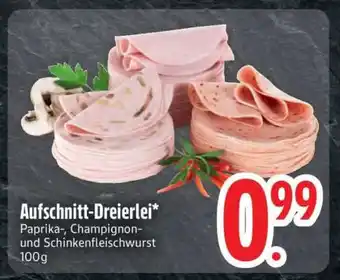 Edeka Aufschnitt-Dreierlei Angebot