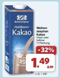 Famila Nord Ost Weihenstephan Kakao Angebot
