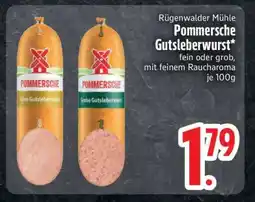 Edeka Rügenwalder Mühle Pommersche Gutsleberwurst Angebot