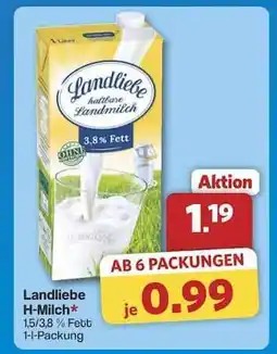 Famila Nord Ost LANDLIEBE H-Milch Angebot