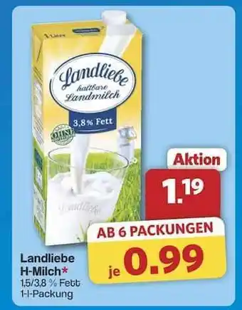 Famila Nord Ost LANDLIEBE H-Milch Angebot