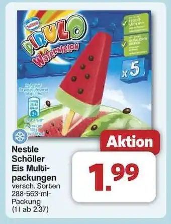 Famila Nord Ost Nestle Schöller Eis Multipackungen Angebot