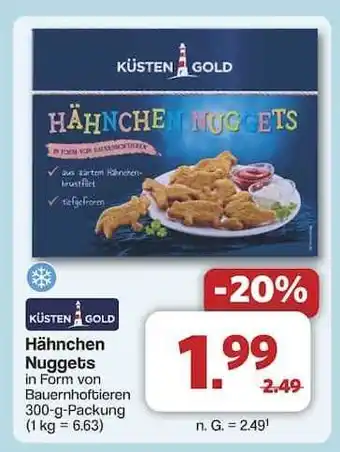 Famila Nord Ost Küsten Gold Hähnchen Nuggets Angebot
