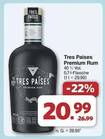 Famila Nord Ost Tres Países Premium Rum Angebot