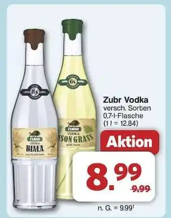 Famila Nord Ost Zubr Vodka Angebot