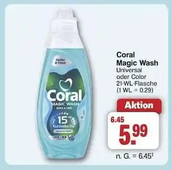 Famila Nord Ost CORAL Magic Wash Angebot