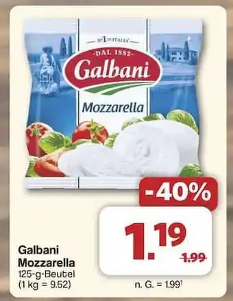 Famila Nord Ost Galbani Mozzarella Angebot