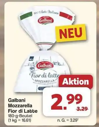 Famila Nord Ost Galbani Mozzarella Fior di Latte Angebot
