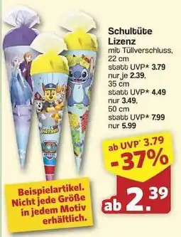 Famila Nord Ost Schultüte Lizenz Angebot