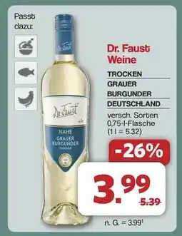 Famila Nord Ost Dr. Faust Weine Angebot