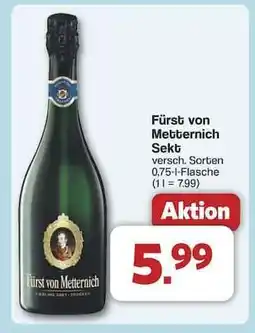 Famila Nord Ost FÜRST VON METTERNICH Sekt Angebot