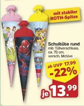 Famila Nord Ost Schultüte rund Angebot