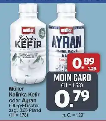 Famila Nord Ost Müller Kalinka-Kefir oder Ayran Angebot