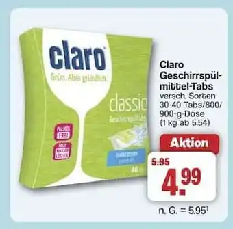 Famila Nord Ost Claro Geschirrspülmittel-Tabs Angebot