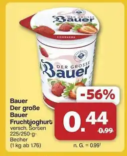 Famila Nord Ost BAUER Der Große Bauer Fruchtjoghurt Angebot