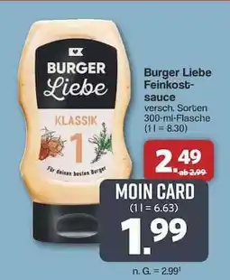 Famila Nord Ost Burger Liebe Feinkostsauce Angebot