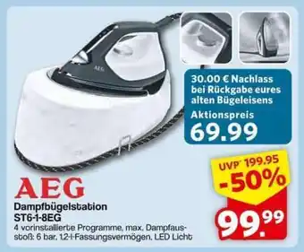 Famila Nord Ost AEG Dampfbügelstation ST6-1-8EG Angebot