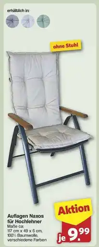 Famila Nord Ost Auflagen Naxos für Hochlehner Angebot