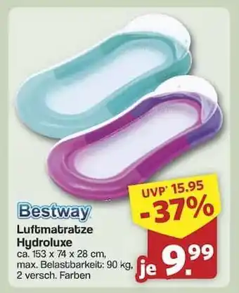 Famila Nord Ost Bestway Luftmatratze Hydroluxe Angebot