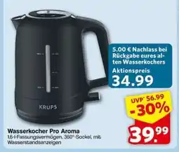 Famila Nord Ost Wasserkocher Pro Aroma Angebot