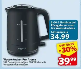 Famila Nord Ost Wasserkocher Pro Aroma Angebot