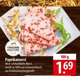 Famila Nord Ost Paprikawurst Angebot