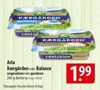 Famila Nord Ost Arla Kærgården oder Balance Angebot