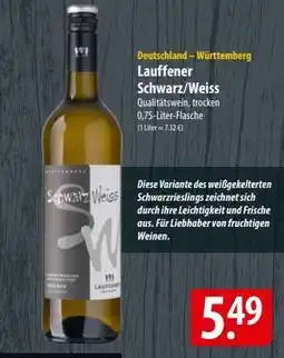 Famila Nord Ost Lauffener Schwarz/Weiss Angebot