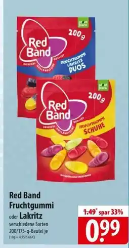 Famila Nord Ost Red Band Fruchtgummi oder Lakritz Angebot