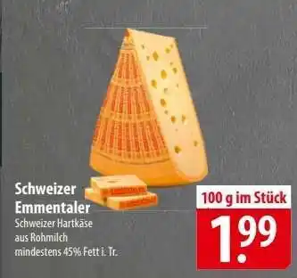 Famila Nord Ost Schweizer Emmentaler Angebot