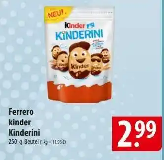 Famila Nord Ost FERRERO Kinder Kinderini Angebot