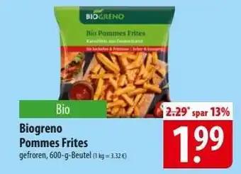 Famila Nord Ost Biogreno Pommes Frites Angebot