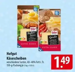 Famila Nord Ost Hofgut Käsescheiben Angebot
