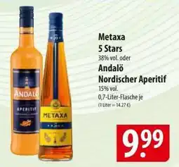 Famila Nord Ost Metaxa 5 Stars oder Andalö Nordischer Aperitif Angebot