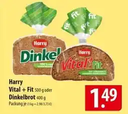Famila Nord Ost Harry Vital+ fit oder Dinkelbrot Angebot