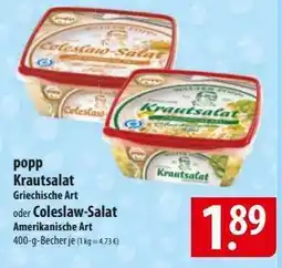 Famila Nord Ost popp Krautsalat oder Coleslaw-Salat Angebot