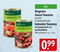 Famila Nord Ost Biogreno ganze Tomaten Angebot