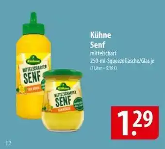 Famila Nord Ost KÜHNE Senf Angebot