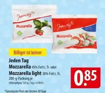 Famila Nord Ost Jeden Tag Mozzarella Angebot
