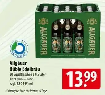 Famila Nord Ost Allgäuer Büble Edelbräu Angebot