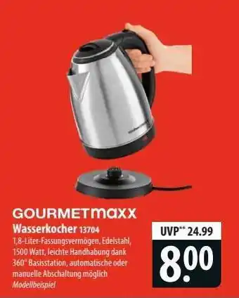 Famila Nord Ost GOURMETmaxx Wasserkocher 13704 Angebot