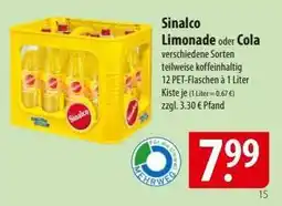 Famila Nord Ost Sinalco Limonade oder Cola Angebot