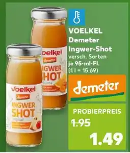 Kaufland VOELKEL Demeter Ingwer-Shot Angebot