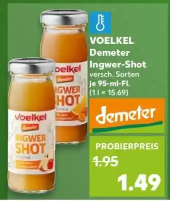 Kaufland VOELKEL Demeter Ingwer-Shot Angebot