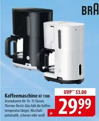 Famila Nord Ost Kaffeemaschine KF 1100 Angebot