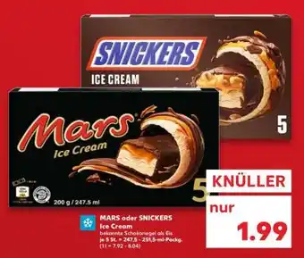 Kaufland MARS oder SNICKERS Ice Cream Angebot