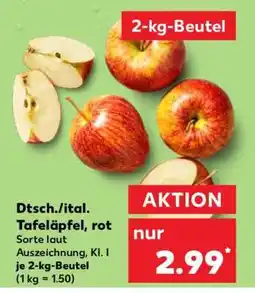 Kaufland Dtsch./ital. Tafeläpfel, rot Angebot
