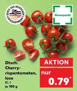 Kaufland Dtsch. Cherry-rispentomaten, lose Angebot