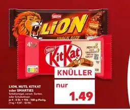Kaufland LION, NUTS, KITKAT oder SMARTIES Angebot